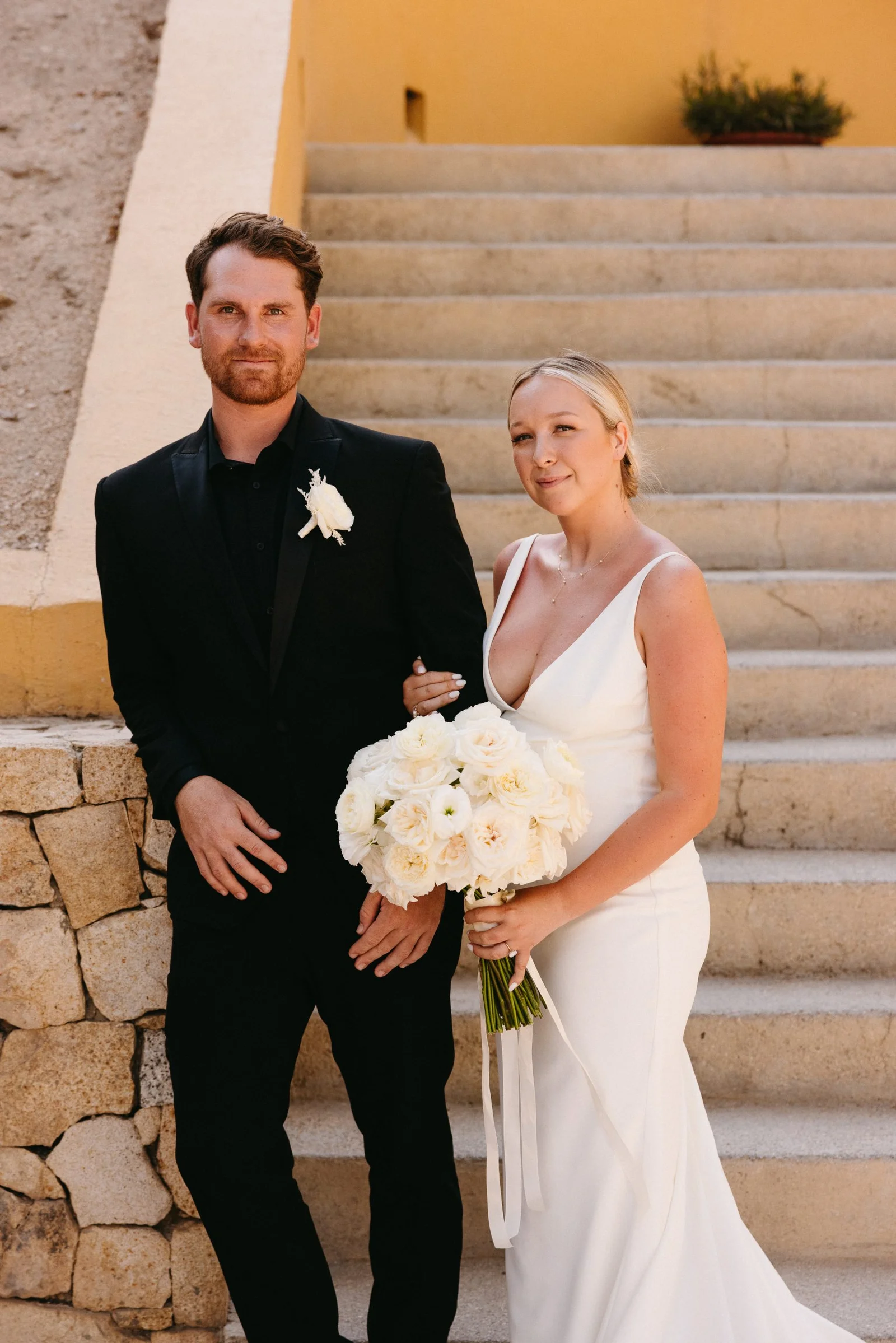Bride wearing bridal makeup designed to complement lace, satin, and modern wedding dress styles