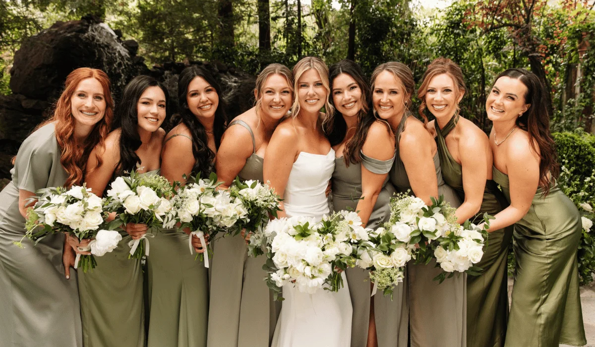 Bridal makeup artist in Irvine CA creating a natural wedding makeup look