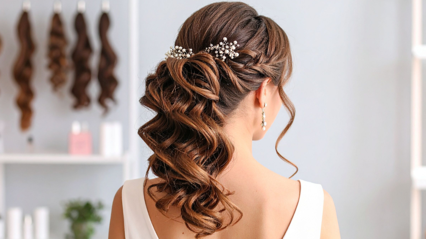 bridal hairstyles for short hair brides