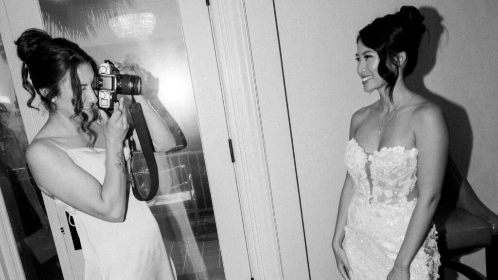 bridal makeup that photographs well in color and